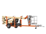 New JLG Boom Lift,Side of new JLG,Side of new Boom Lift,Side of new Tow-Pro Boom Lift